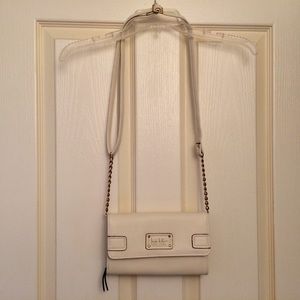 Ivory Nicole Miller wallet-style cross-body purse